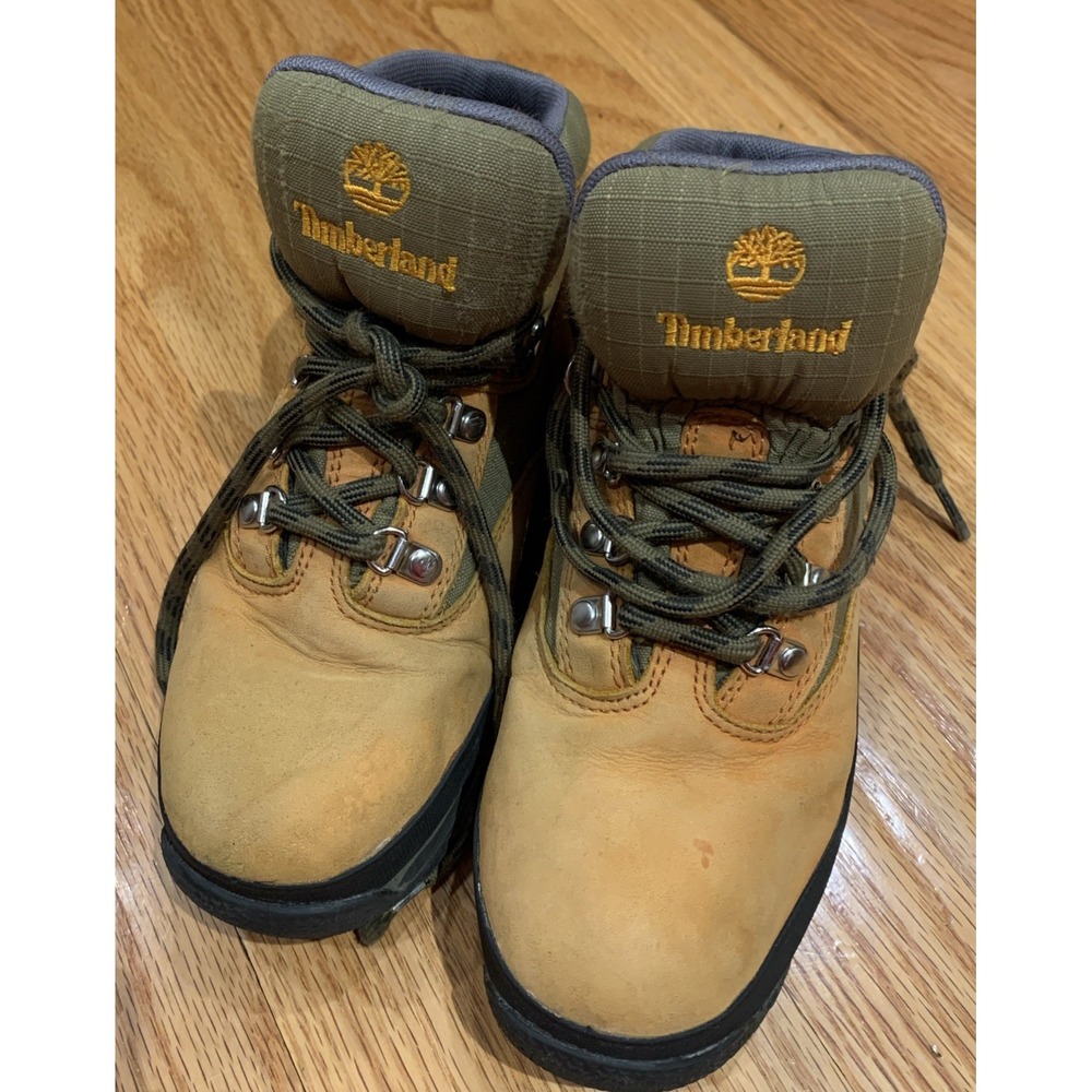 Timberland Boys 6 Inch ReBOTL Boot Wheat Brown Size 4 A61WH‎